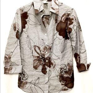 Craig Taylor cotton shirt, three quarter sleeves.